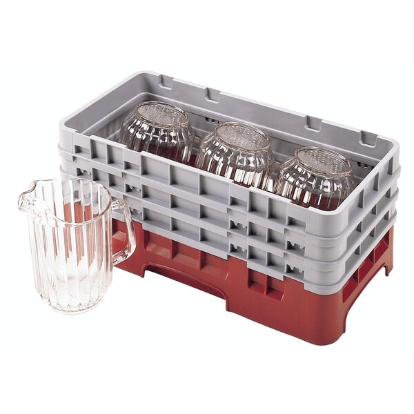 Cambro - Camrack  Base Rack  7-1/2" Inside Stack Height Cranberry